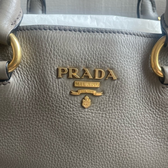 PRADA Grey calf leather Phenix bag New - Picture 3 of 9